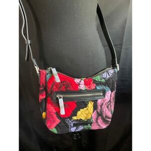 VERA BRADLEY Mini Vivian Crossbody Bag Quilted Floral Print Lightweight Purse‎